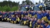 Освобожденные граждане Украины после обмена, состоявшегося 6 мая 2025