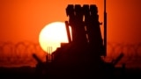 This photograph taken during sunset on March 6, 2025 shows a Patriot air defence system installed at the military hub for Ukraine at the Rzeszow-Jasionka airport in Jasionka, south-east Poland.